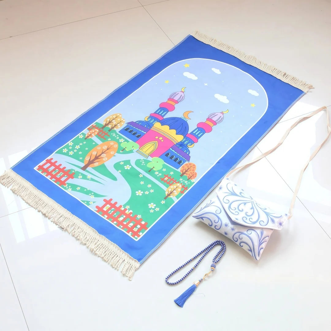 Kids Prayer Set with Bag & Beads