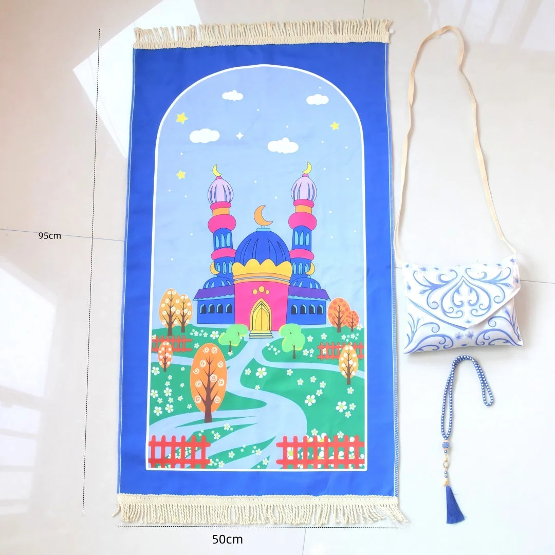Kids Prayer Set with Bag & Beads