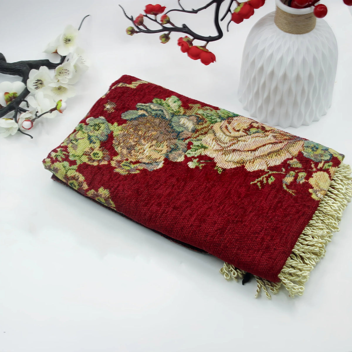 Premium Floral Muslim Prayer Rug