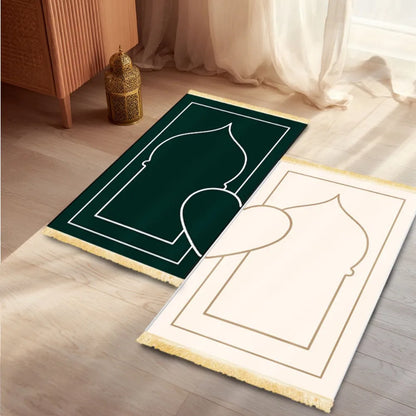 Premium Duo Prayer Rug Set