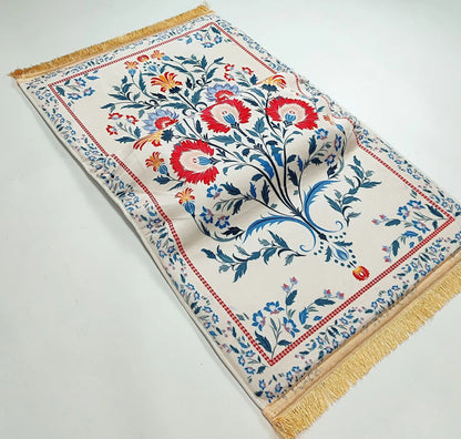 Luxury Velvet Comfort Prayer Mat ( Ortopedic )