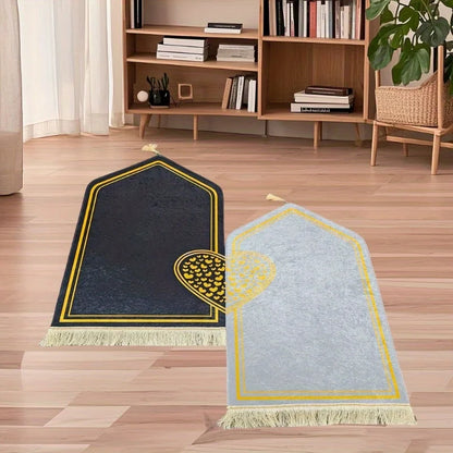 2-Piece Muslim Prayer Mat Set