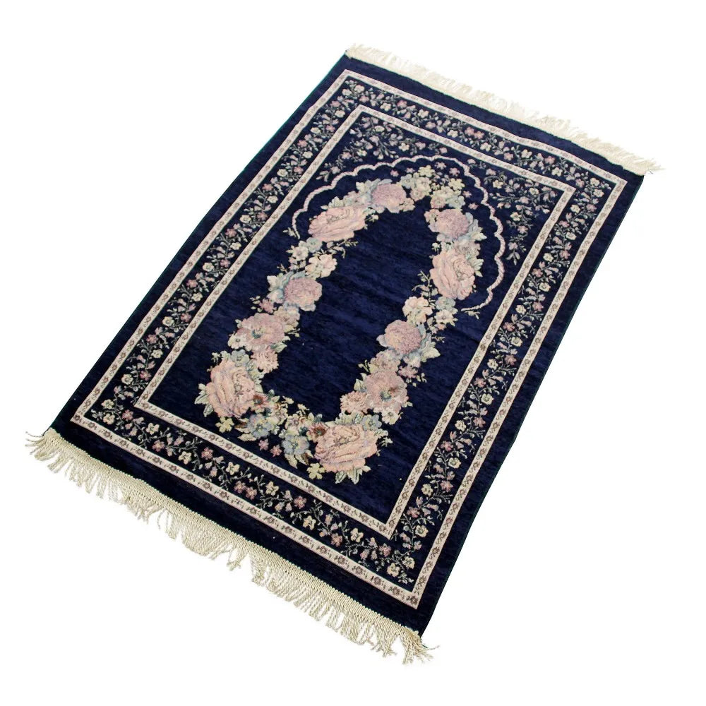 Premium Floral Muslim Prayer Rug