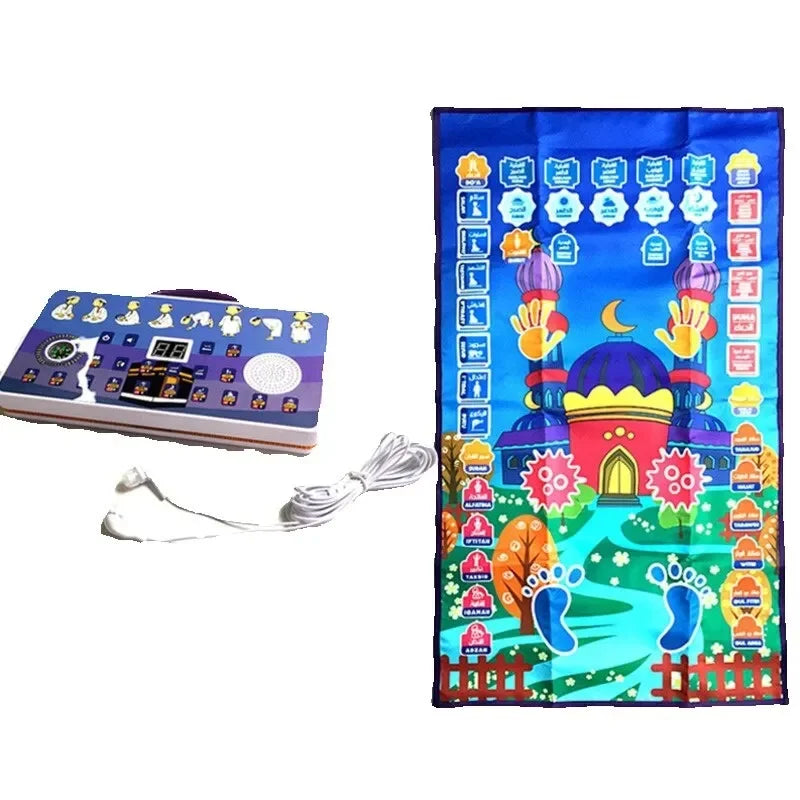 Kids Interactive Learning Prayer Rug Set