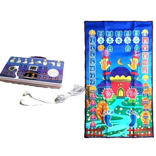 Kids Interactive Learning Prayer Rug Set