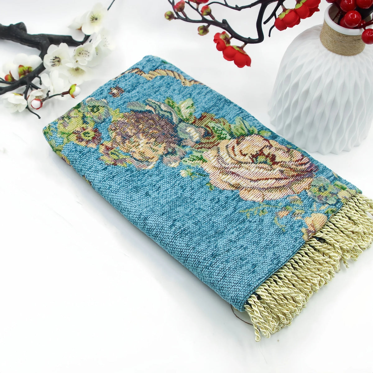 Premium Floral Muslim Prayer Rug