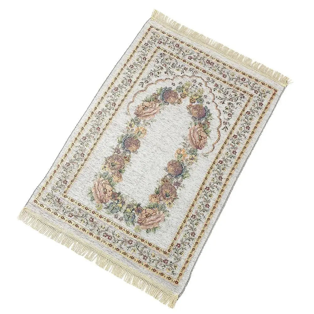 Premium Floral Muslim Prayer Rug