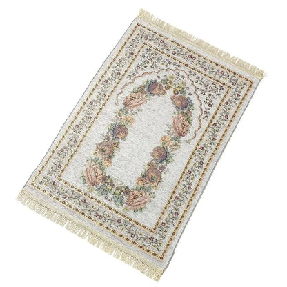 Premium Floral Muslim Prayer Rug