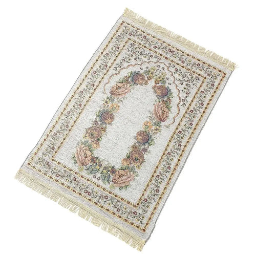 Premium Floral Muslim Prayer Rug