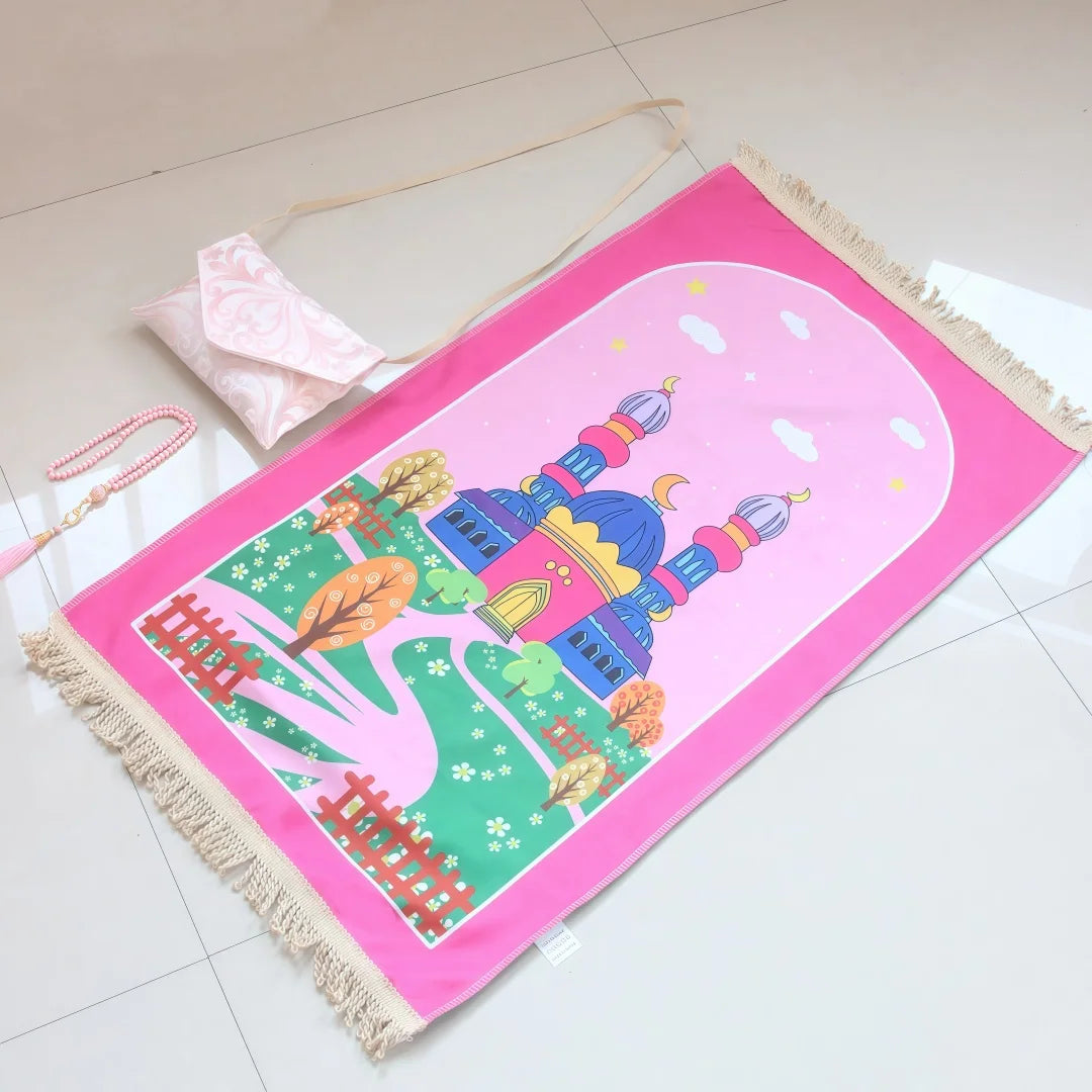 Kids Prayer Set with Bag & Beads