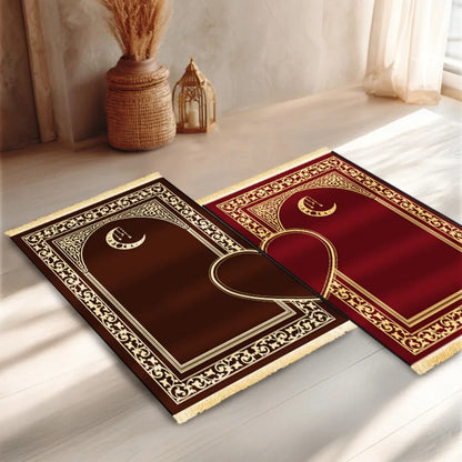 Premium Duo Prayer Rug Set