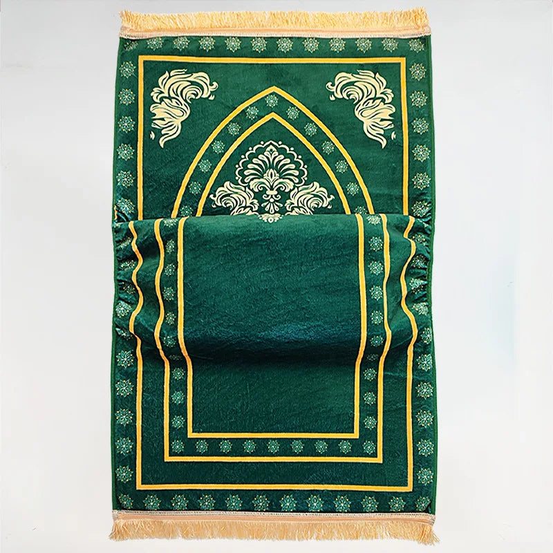 Luxury Velvet Comfort Prayer Mat ( Ortopedic )