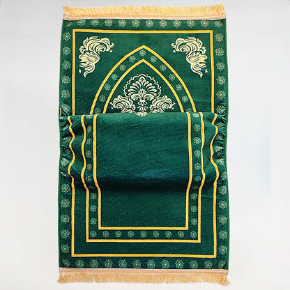 Luxury Velvet Comfort Prayer Mat ( Ortopedic )