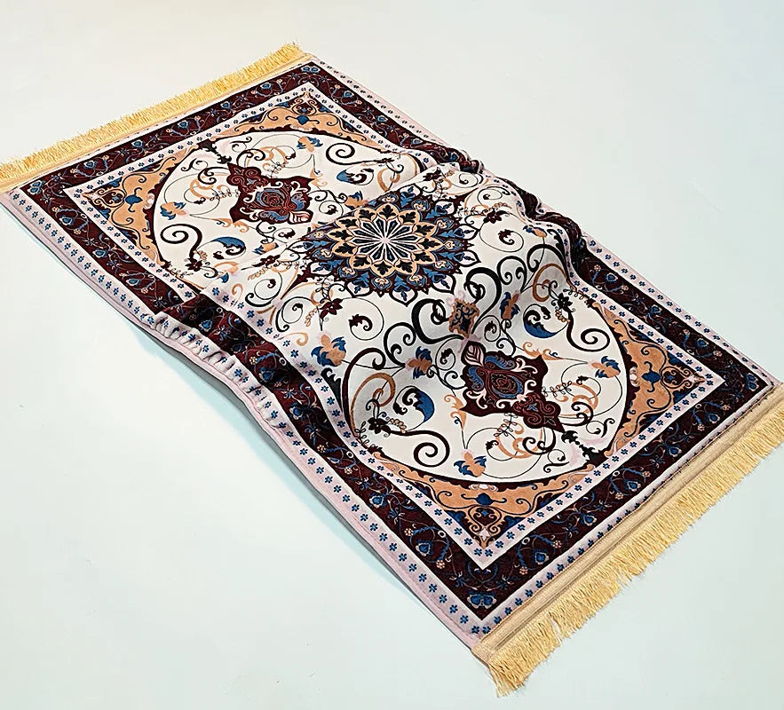 Luxury Velvet Comfort Prayer Mat ( Ortopedic )