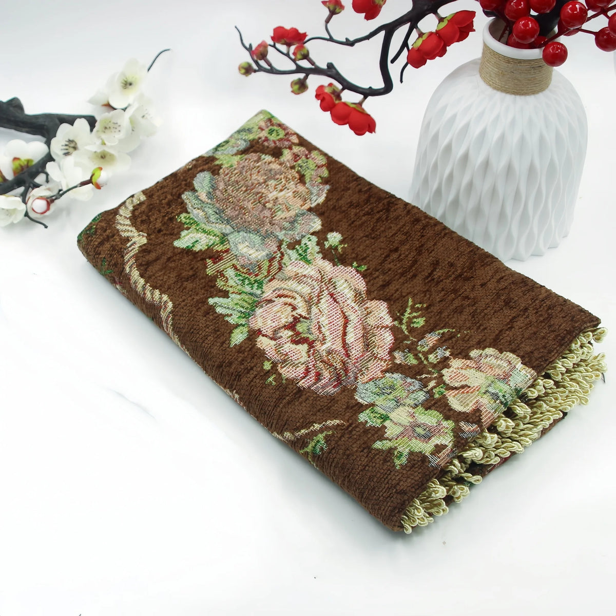 Premium Floral Muslim Prayer Rug