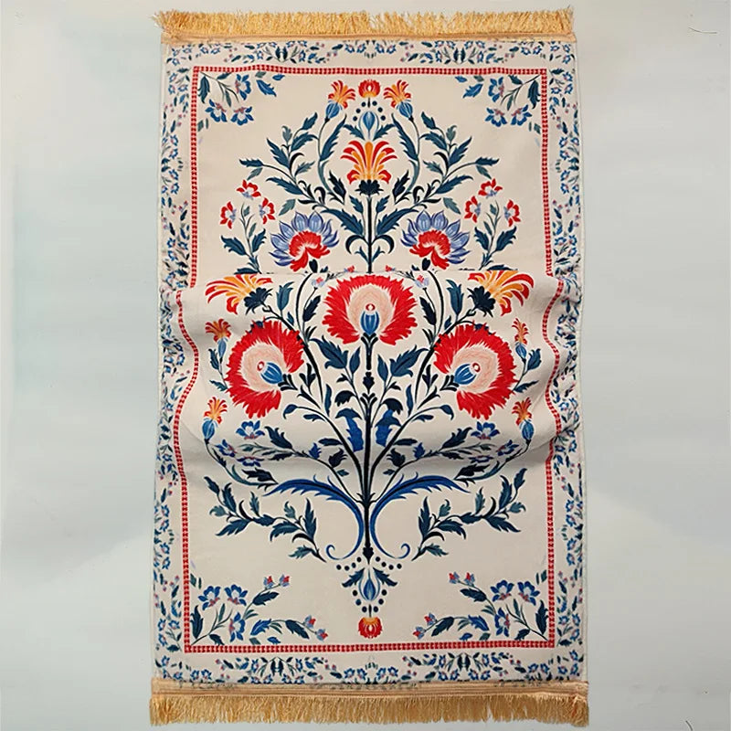 Luxury Velvet Comfort Prayer Mat ( Ortopedic )