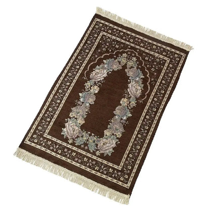 Premium Floral Muslim Prayer Rug
